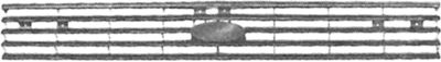 VAN WEZEL 1833514 - Решетка радиатора